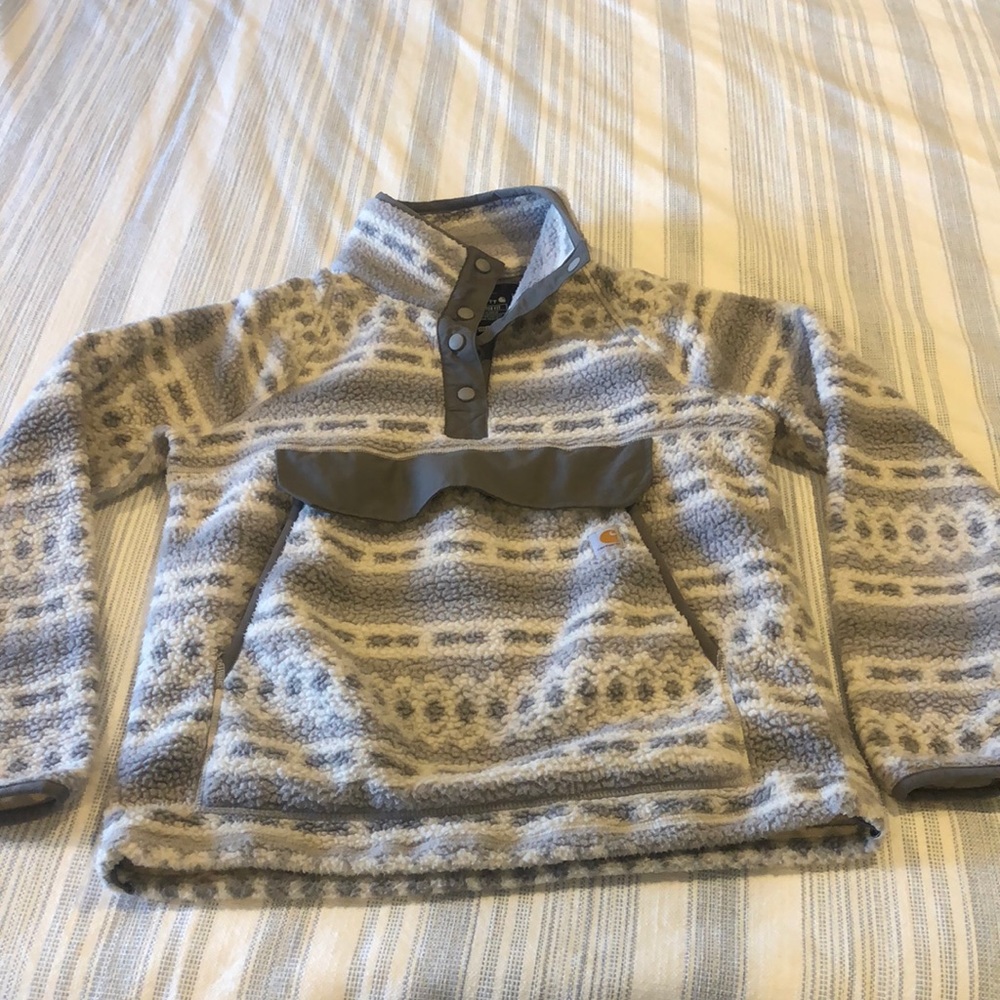 Carhartt fleece pullover sz small womens